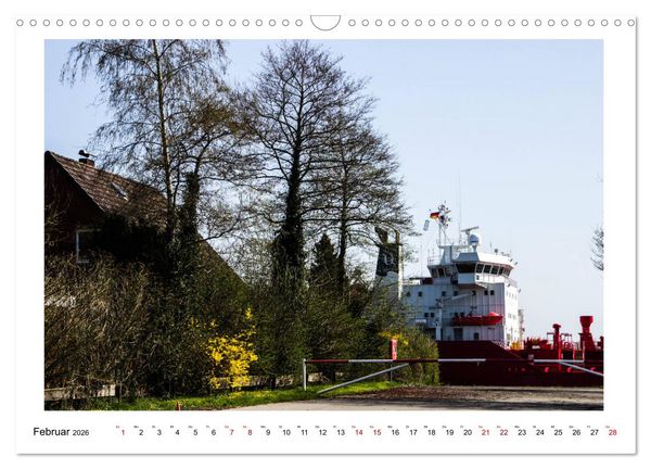 Produktbild: Zwischen Hochdonn & Brunsb&uuml;ttel: P&ouml;tte gucken am Kanal (Wandkalender 2026 DIN A3 quer), CALVENDO Monatskalender