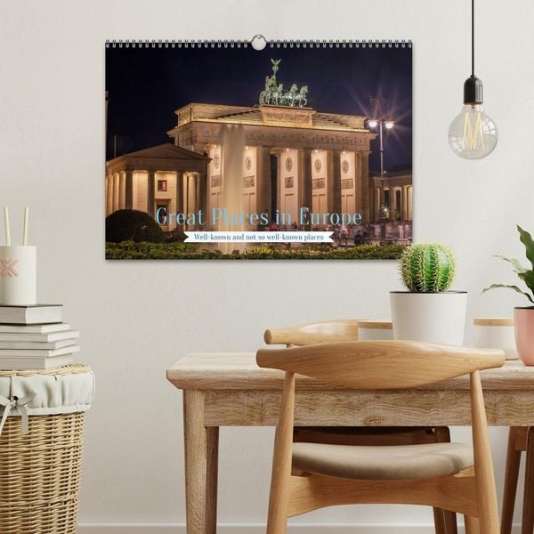 Produktbild: Great Places in Europe (Wall Calendar 2026 DIN A3 landscape), CALVENDO 12 Month Wall Calendar