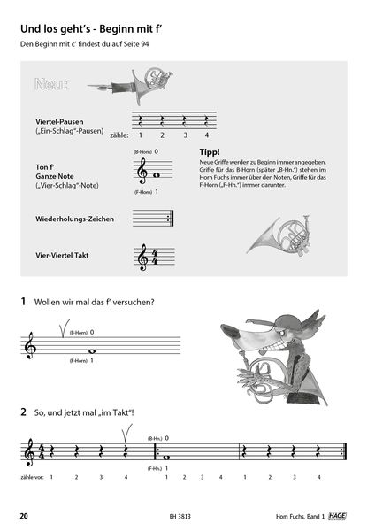 Produktbild: Horn Fuchs Band 1