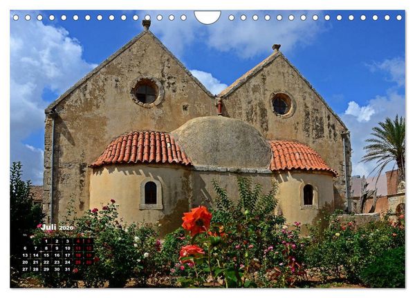 Produktbild: Kapellen und Kirchen auf Kreta (Wandkalender 2026 DIN A4 quer), CALVENDO Monatskalender