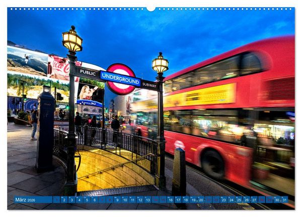 Produktbild: London Architektur (hochwertiger Premium Wandkalender 2026 DIN A2 quer), Kunstdruck in Hochglanz