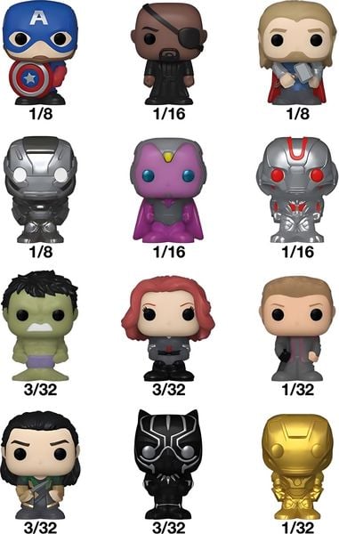 Produktbild: Bitty POP Singles: Marvel- 32PC PDQ