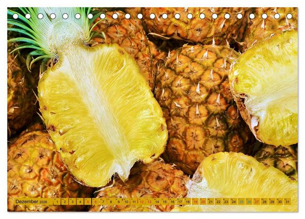 Produktbild: GELB - Gem&uuml;se und Obst - Sonnengereift (Tischkalender 2026 DIN A5 quer), CALVENDO Monatskalender