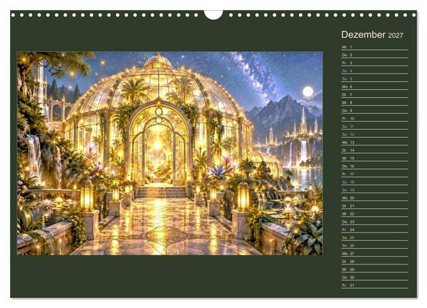 Produktbild: M&auml;rchenh&auml;user von morgen (Wandkalender 2027 DIN A3 quer), CALVENDO Monatskalender