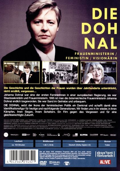 Produktbild: Die Dohnal - Frauenministerin - Feministin - Vision&auml;rin.