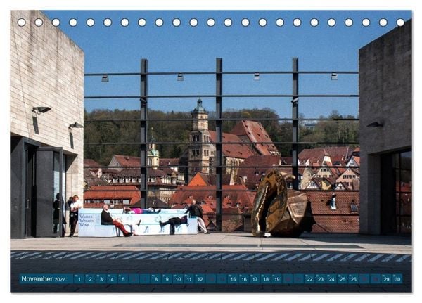 Produktbild: Stadtspaziergang durch Schw&auml;bisch Hall (Tischkalender 2027 DIN A5 quer), CALVENDO Monatskalender