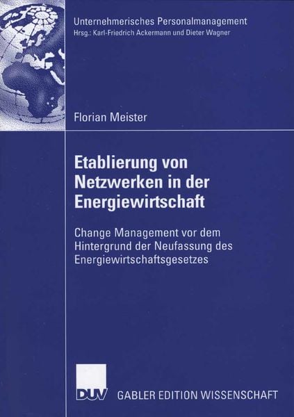 Etablierung von Netzwerken in der Energiewirtschaft, Taschenbuch von Florian Meister, Deutscher Universitätsverlag, 9783835007208
