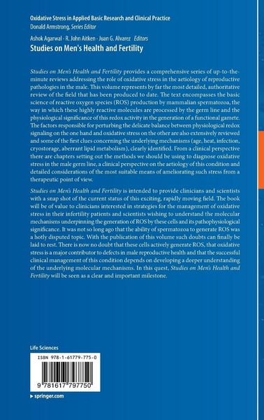 Produktbild: Studies on Men's Health and Fertility