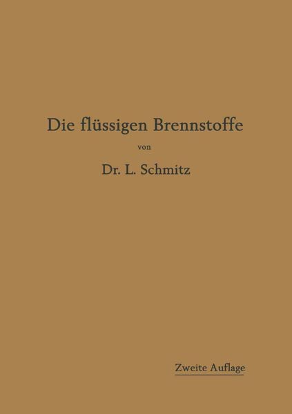 Produktbild: Die fl&uuml;ssigen Brennstoffe
