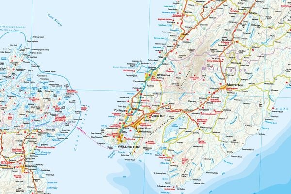 Produktbild: Reise Know-How Landkarte Neuseeland, Nordinsel (1:550.000)