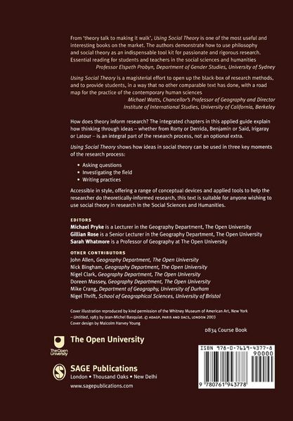 Produktbild: Using Social Theory