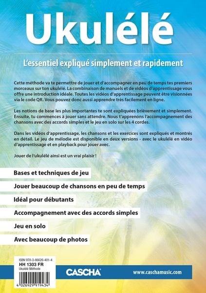 Produktbild: Ukul&eacute;l&eacute; - Apprendre rapidement et facilement
