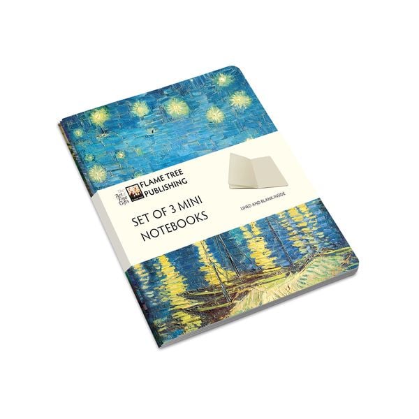 Dreier Set Mini-Notizbücher: Vincent van Gogh