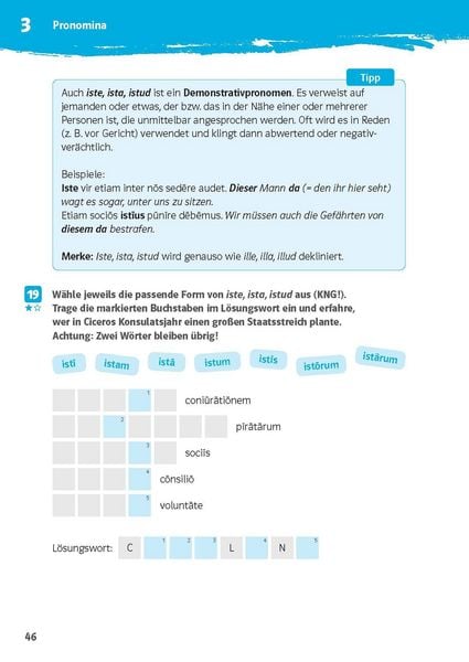 Produktbild: Klett 10-Minuten-Training Latein Deklinationen 1./2. Lernjahr