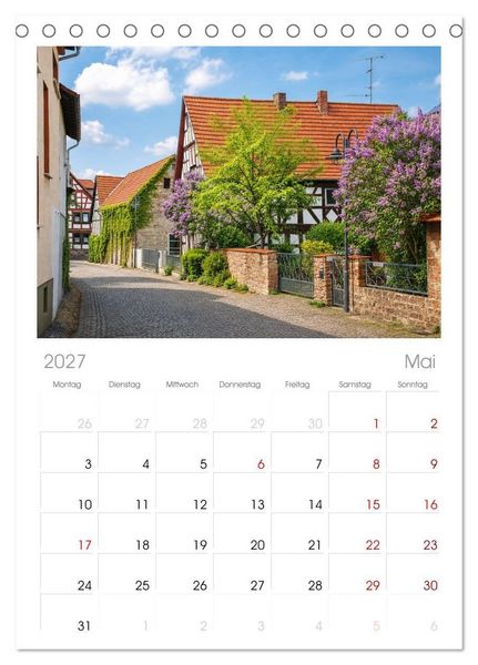 Produktbild: Tischplaner 2027 - Gelnhausen Meerholz und Hailer (A5 Tischkalender zum Aufstellen) CALVENDO