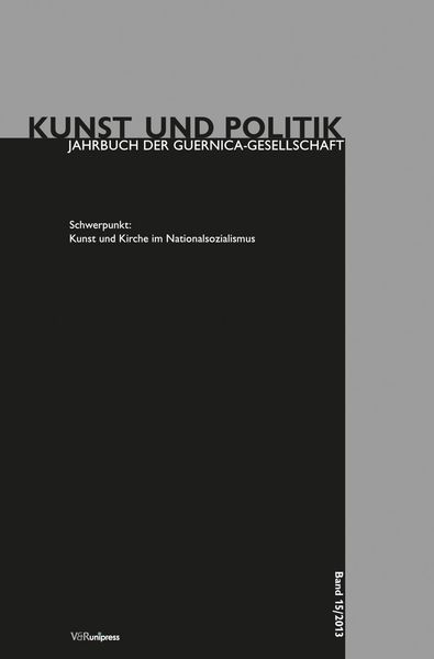 Produktbild: Kunst und Kirche im Nationalsozialismus