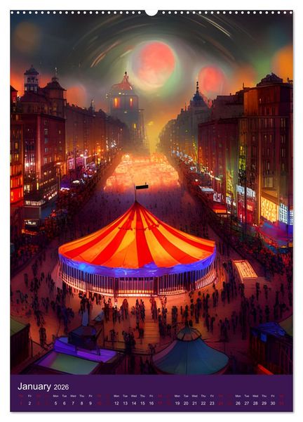 Produktbild: Fantasy Dreams (Wall Calendar 2026 DIN A2 portrait), CALVENDO 12 Month Wall Calendar