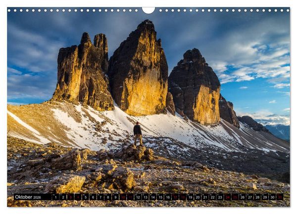 Produktbild: Drei Zinnen. Sextner Dolomiten (Wandkalender 2026 DIN A3 quer), CALVENDO Monatskalender
