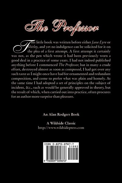 Produktbild: The Professor by Charlotte Bronte, Fiction