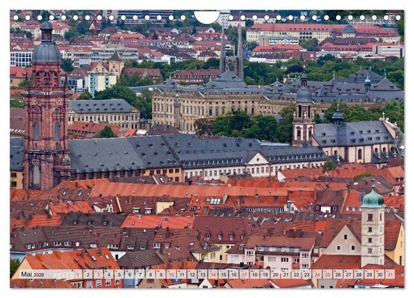 Produktbild: W&Uuml;RZBURG - ALTSTADT IMPRESSIONEN (Wandkalender 2026 DIN A4 quer), CALVENDO Monatskalender