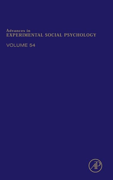 Produktbild: Advances in Experimental Social Psychology