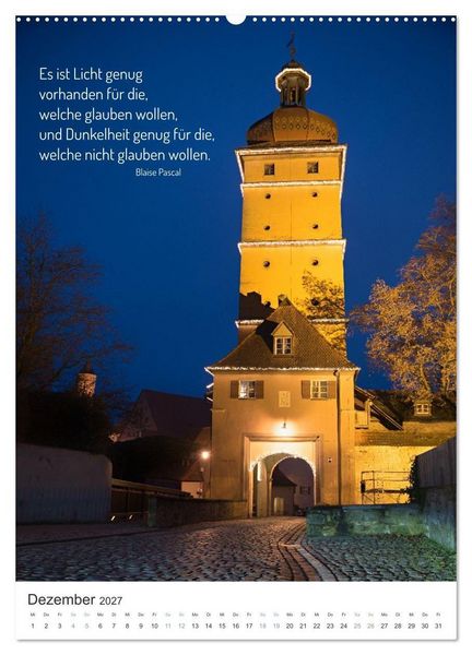 Produktbild: Christliche Natur-Poster (hochwertiger Premium Wandkalender 2027 DIN A2 hoch), Kunstdruck in Hochglanz
