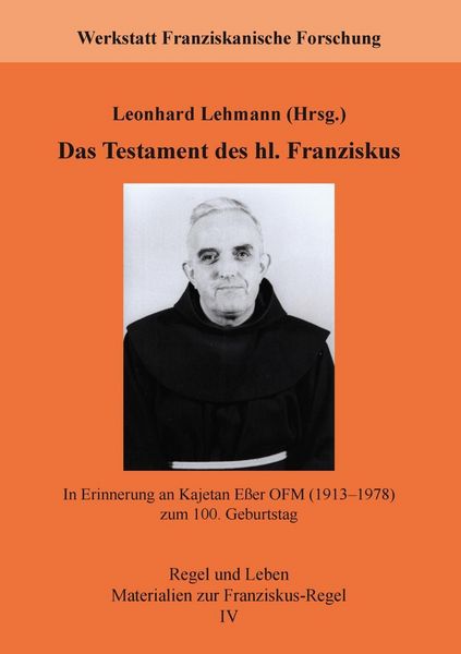 Produktbild: Das Testament des hl. Franziskus