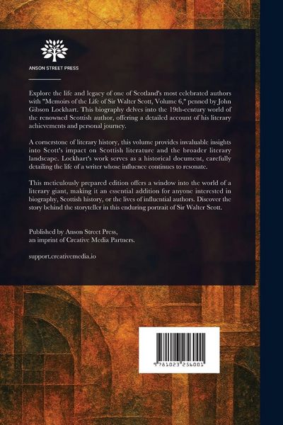 Produktbild: Memoirs of the Life of Sir Walter Scott