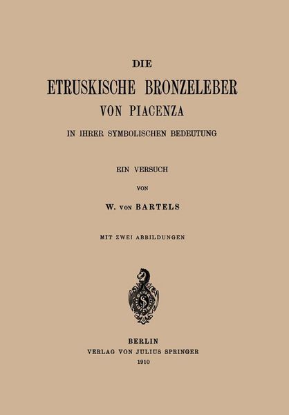 Produktbild: Die Etruskische Bkonzeleber von Piacenza