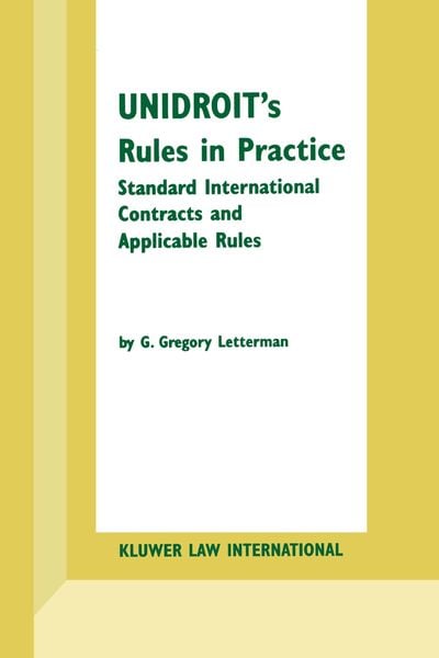 Produktbild: UNIDROIT's Rules in Practice