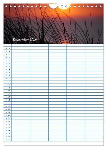 Produktbild: Meer Zeit f&uuml;r uns! (Wandkalender 2026 DIN A4 hoch), CALVENDO Monatskalender