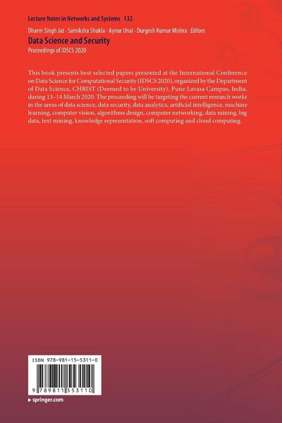 Produktbild: Data Science and Security