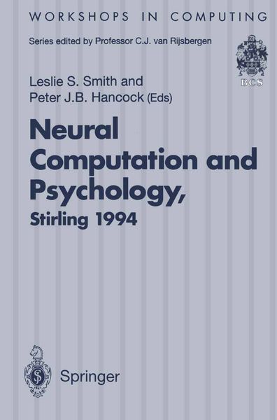 Produktbild: Neural Computation and Psychology