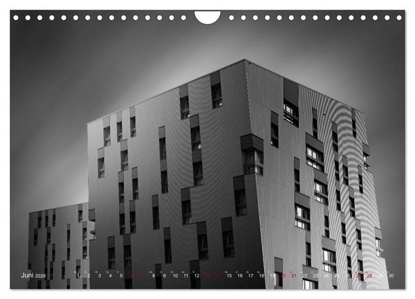 Produktbild: Monochrome Architektur (Wandkalender 2026 DIN A4 quer), CALVENDO Monatskalender