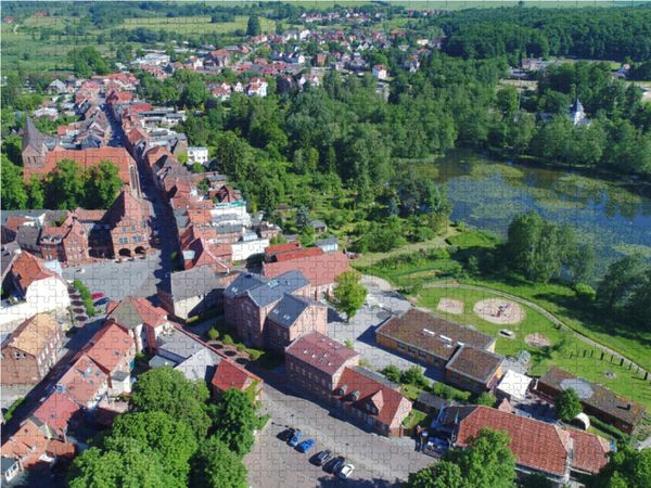 Produktbild: CALVENDO Puzzle Altstadt von Gadebusch | 1000 Teile Lege-Gr&ouml;&szlig;e 64x48cm Foto-Puzzle f&uuml;r gl&uuml;ckliche Stunden