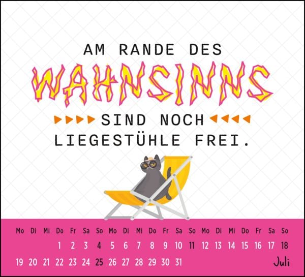 Produktbild: Mini-Kalender 2027: Neues Jahr neues &hellip; ach halt die Klappe!