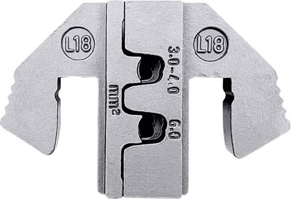 Produktbild: TOOLCRAFT TO-9625863 Crimpeinsatz MCP 6.3/4.8K & SPT Kontakt 3 bis 6 mm&sup2; Passend f&uuml;r Marke (Zangen) TOOLCRAFT