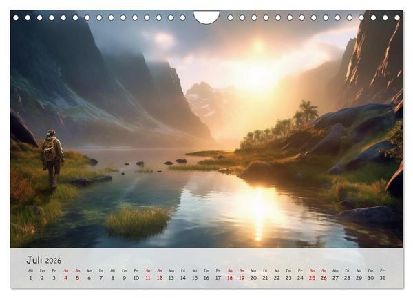 Produktbild: Die Stille des Nordens (Wandkalender 2026 DIN A4 quer), CALVENDO Monatskalender