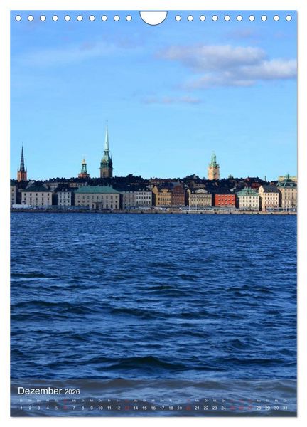 Produktbild: Stockholm - Stadtansichten (Wandkalender 2026 DIN A4 hoch), CALVENDO Monatskalender