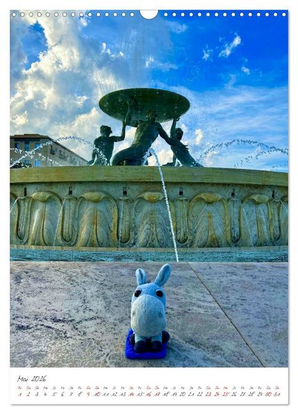 Produktbild: Schorschi auf Reisen ein kleiner Esel unterwegs auf der Insel Malta (Wandkalender 2026 DIN A3 hoch), CALVENDO Monatskalender