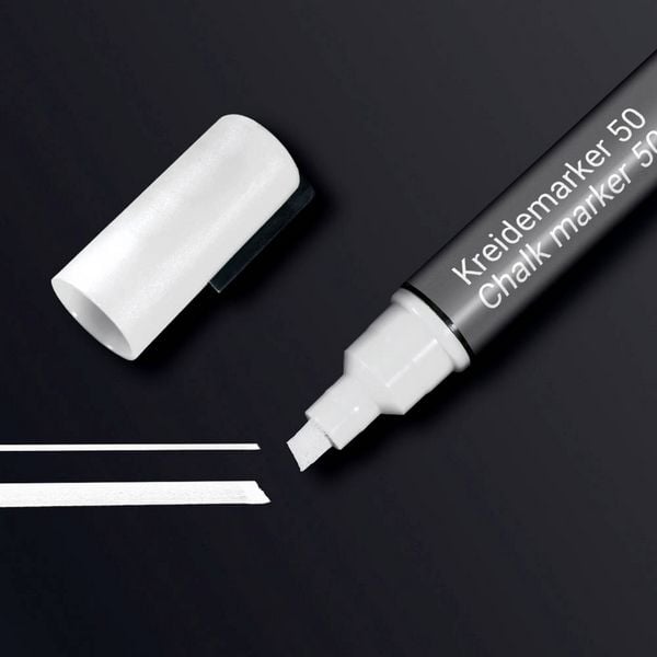 Produktbild: Sigel BA181 Kreidemarker Wei&szlig; 1 mm, 5mm N/A