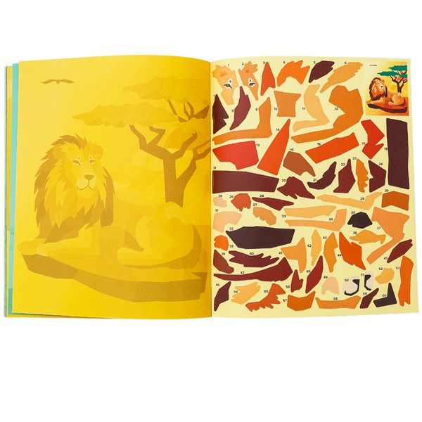 Produktbild: Sticker Painting Buch Safari (MQ3)