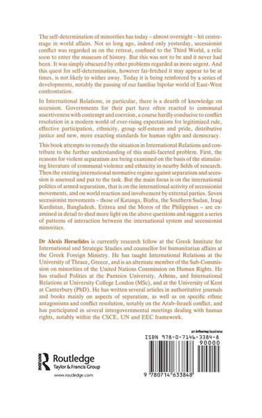 Produktbild: The Self-determination of Minorities in International Politics