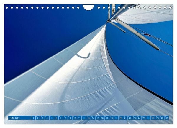 Produktbild: SEGELN - unterwegs mit dem Wind (Wandkalender 2027 DIN A4 quer), CALVENDO Monatskalender