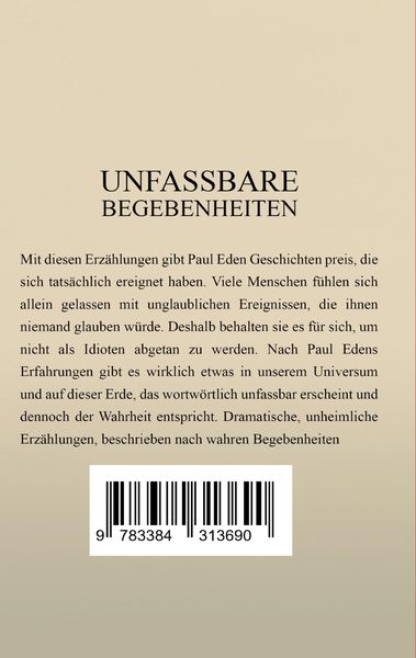Produktbild: Unfassbare Begebenheiten