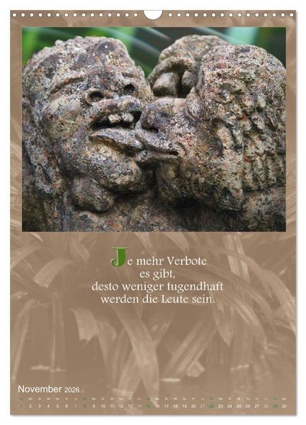 Produktbild: G&ouml;tter, D&auml;monen und Weisheiten aus Fernost (Wandkalender 2026 DIN A3 hoch), CALVENDO Monatskalender