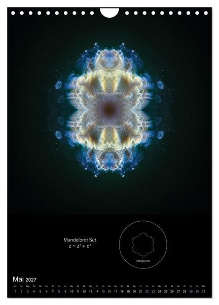 Produktbild: Buddhabrot fractal art (Wandkalender 2027 DIN A4 hoch), CALVENDO Monatskalender