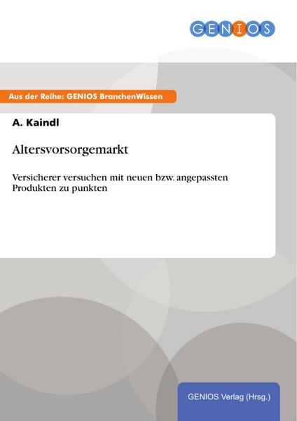 Produktbild: Altersvorsorgemarkt
