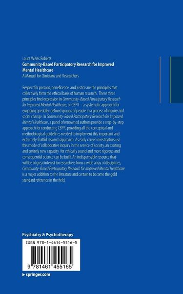 Produktbild: Community-Based Participatory Research for Improved Mental Healthcare