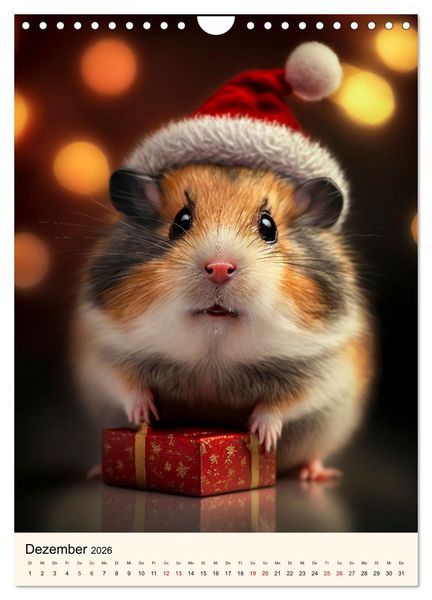 Produktbild: Was f&uuml;r ein Hamster (Wandkalender 2026 DIN A4 hoch), CALVENDO Monatskalender